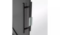 Modern Anthracite Munich 4-Door Mirrored Panel Wardrobe
