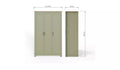 Elegant Green 3-Door Wardrobe Set – GFW Lancaster
