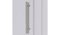 Premium Grey 5-Door Wardrobe – Panelled Style, Munich Range
