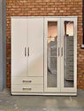 Beautiful 4-Door Wardrobe – Stylish, Spacious & Affordable!